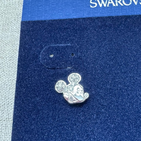 Swarovski Mickey Mouse Pendant Necklace and Earring Set - Picture 5 of 14